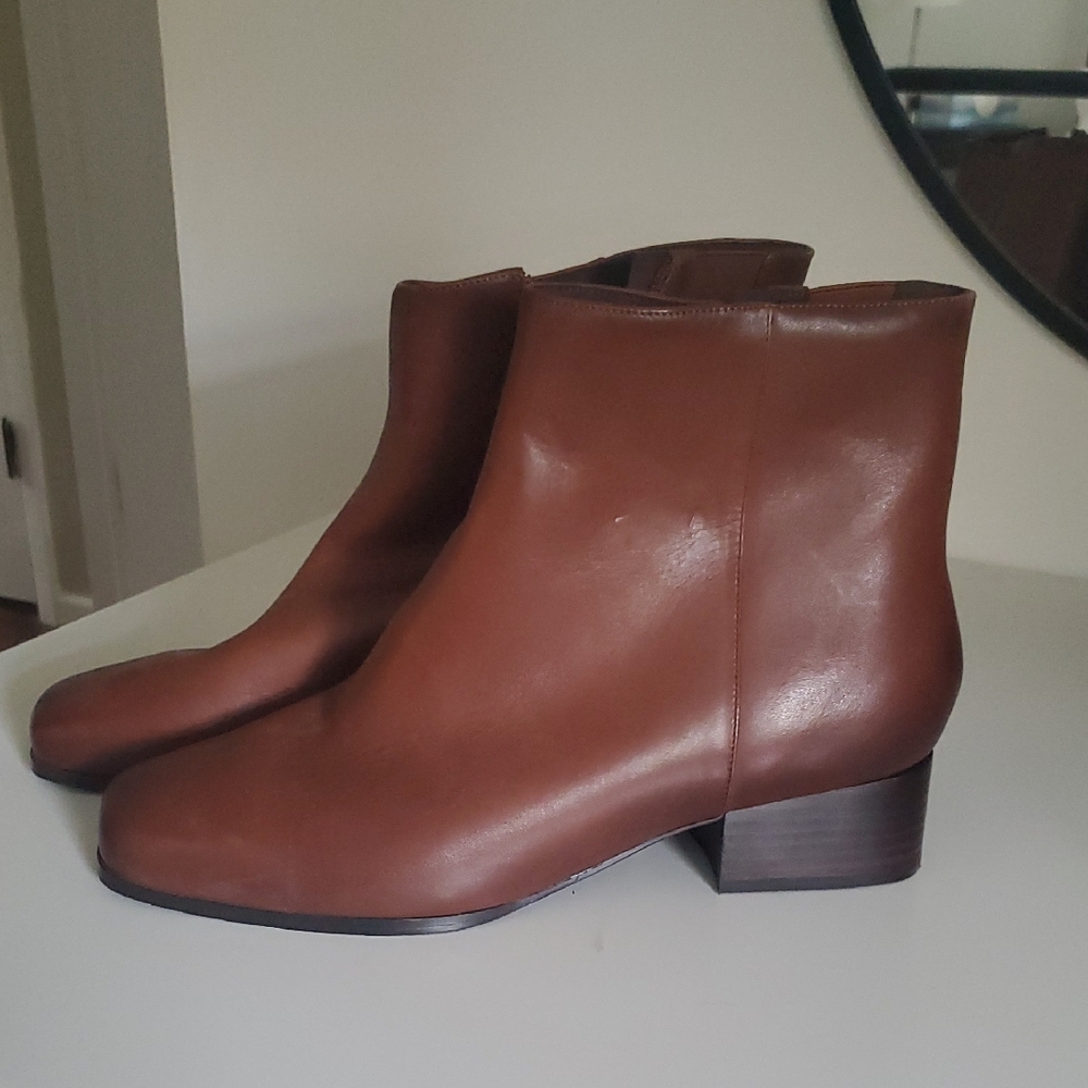 Easy Spirit Sidney Chestnut Ankle Booties